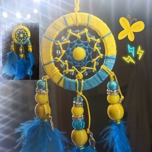 Dream Catcher  Blue/Yellow &Teel/Baby Blue